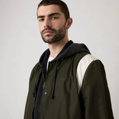 Varsity Bomber - Olive - Green