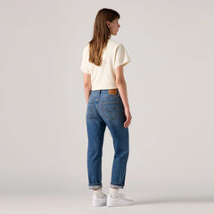 501® Original Cropped Selvedge Women's Jeans - After Four - Medium Wash