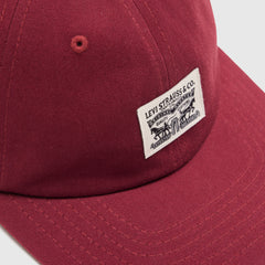 Relaxed Dad Heritage Hat - Oxblood Red - Red
