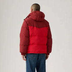 Rockridge Short Puffer Jacket - Russet Brown - Red