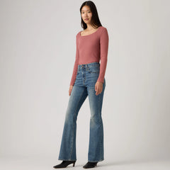 726 High-Rise Flare Women's Jeans - Face Right - Medium Wash