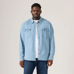 Classic Western Shirt (Big) - Franklin Stonewash - Light Wash