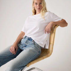 Vintage Short-Sleeve Tee - Bright White - White