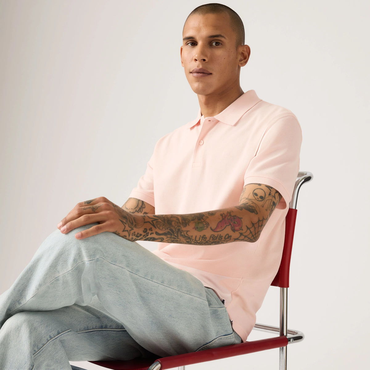 Levi's Original Polo Shirt - Crystal Pink - Pink