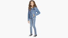 Trucker Jacket Big Girls 7-16 - Bristol - Medium Wash