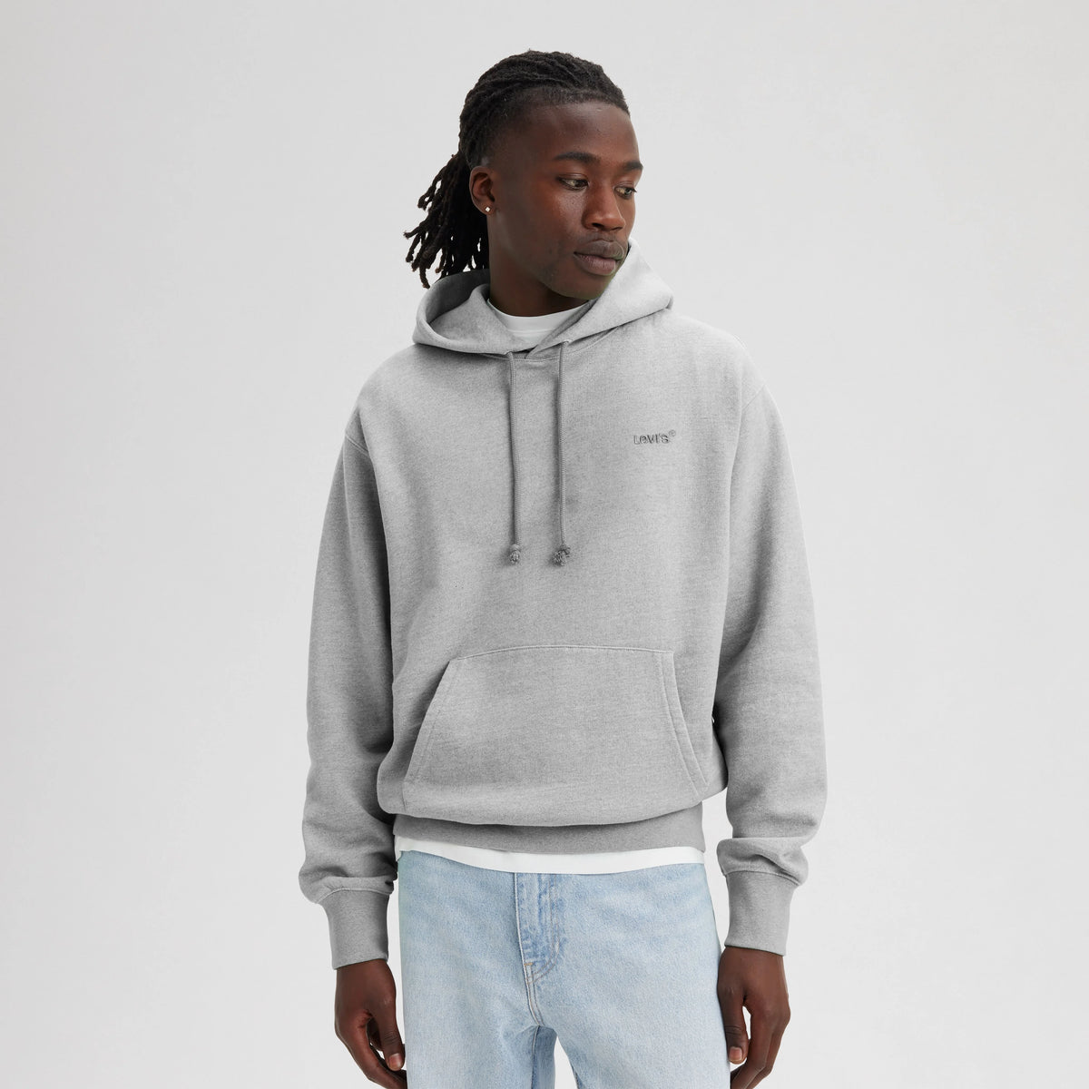Levi's® Sweats Hoodie Sweatshirt - Mid Tone Grey Heather - Grey