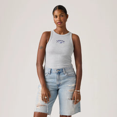 Graphic Essential Raglan Tank Top - Levis 2 Horse Starst - Grey