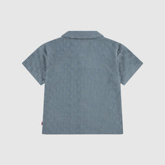 Knit Camp Shirt Toddler 2T-4T - Lead - Green