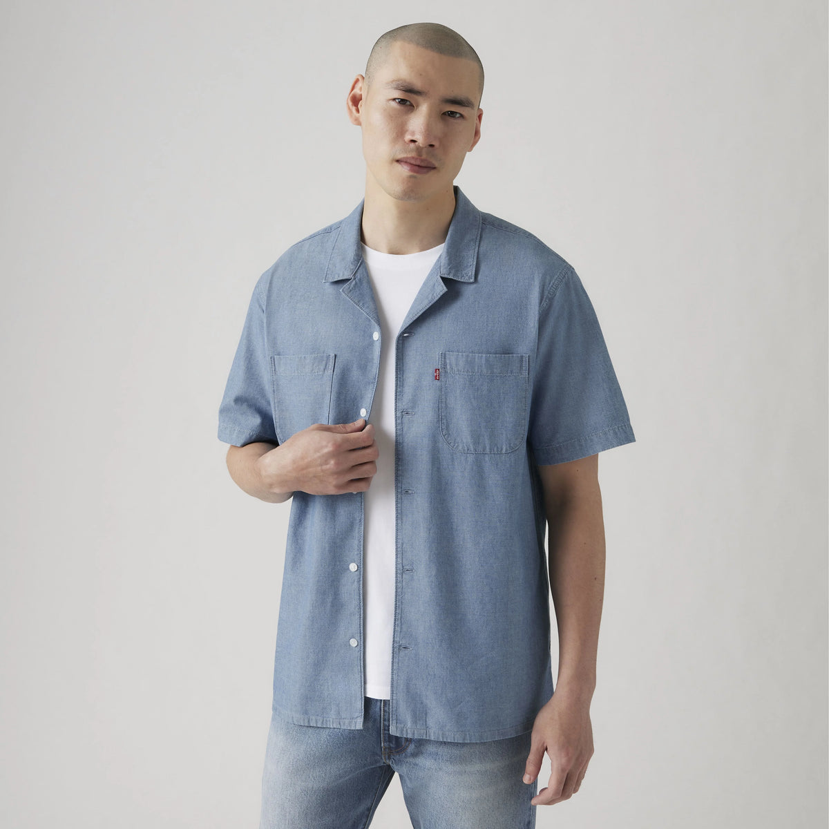 Classic Camp Shirt - Douglas Chambray - Medium Wash