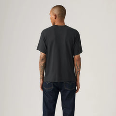 Ventura Short-Sleeve Henley - Jet Black - Black