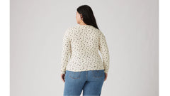 Hayes Long-Sleeve T-Shirt (Plus Size) - Sigrid Ditsy - Multi-Color