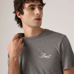 Standard Fit Classic Graphic T-Shirt - Coastal Club Smoked Pearl - Grey