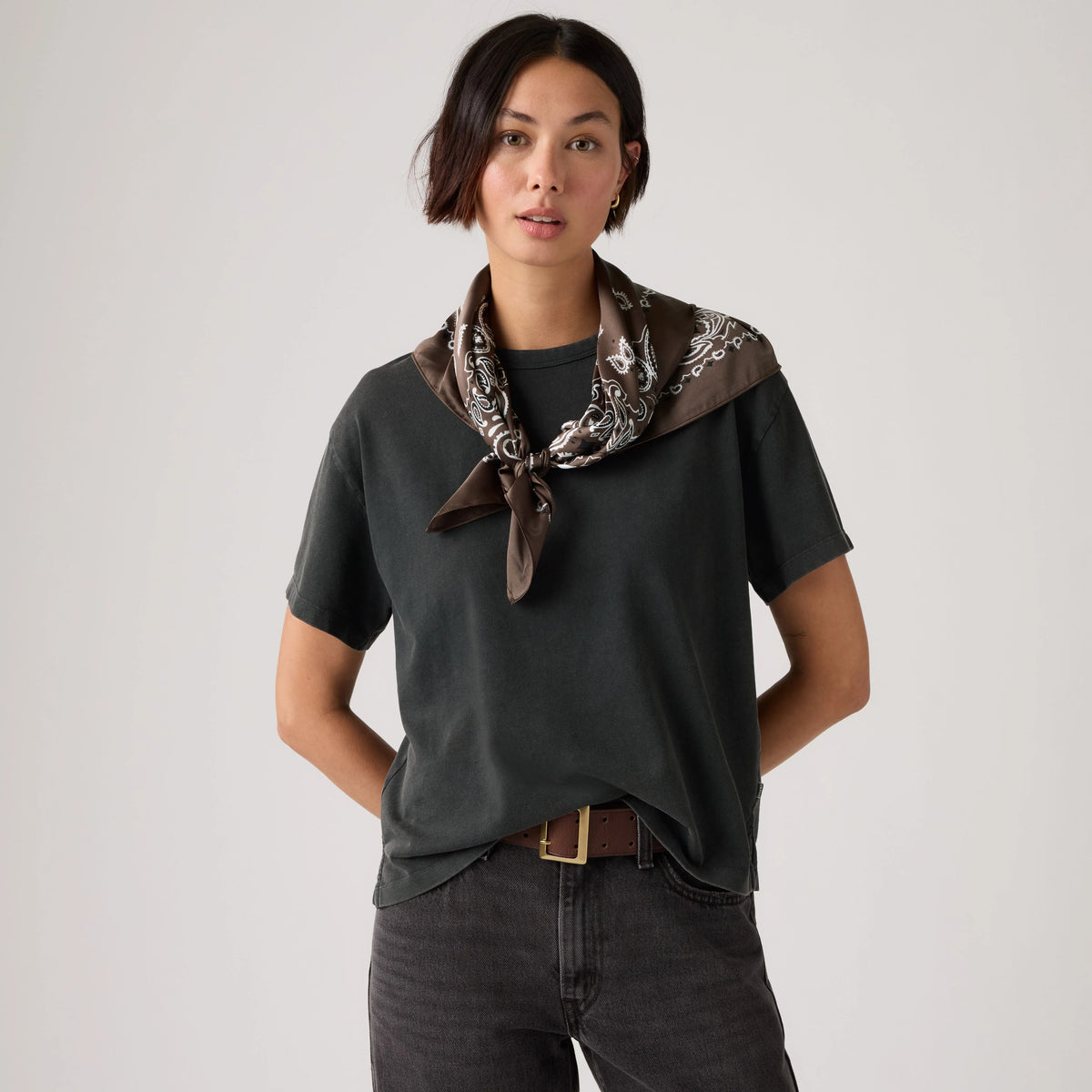 Vintage Garment Dye Short-Sleeve Tee - Garment Dye - Black