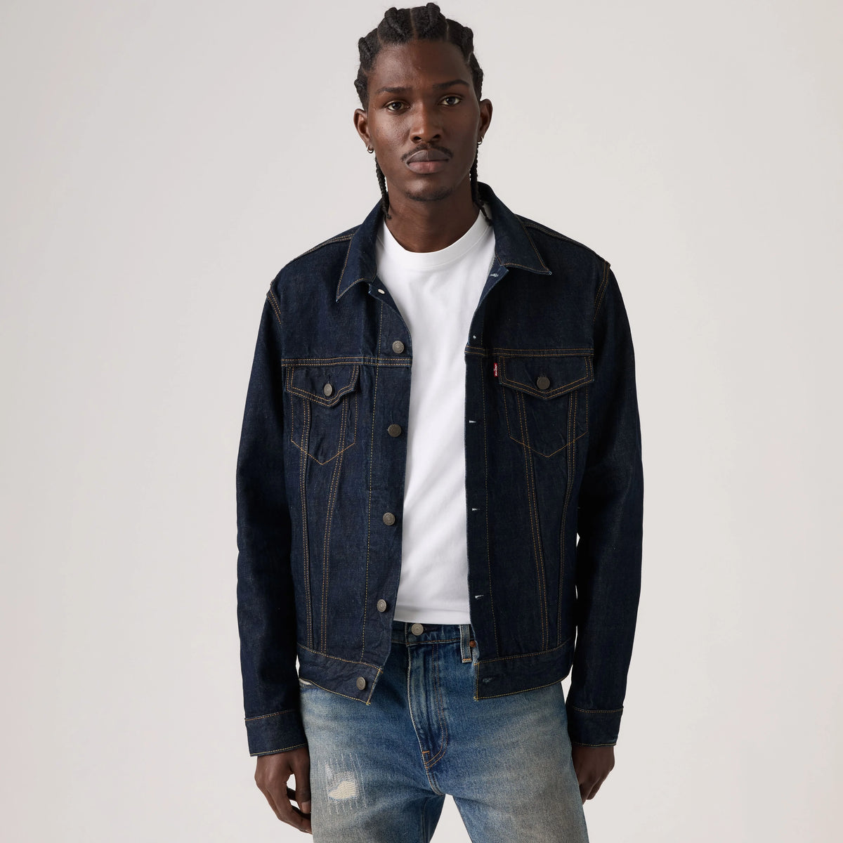 Trucker Jacket - Wash It Out Rinse - Dark Wash
