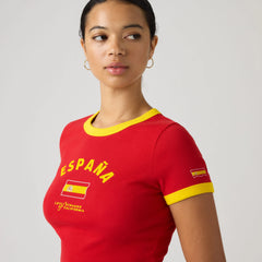 España Mini Ringer Tee - España - Multi-Color