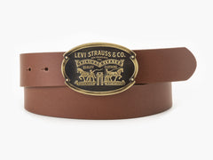Billy Plaque Belt - Brown