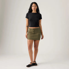 '94 Cargo Mini Skirt - Olive - Green