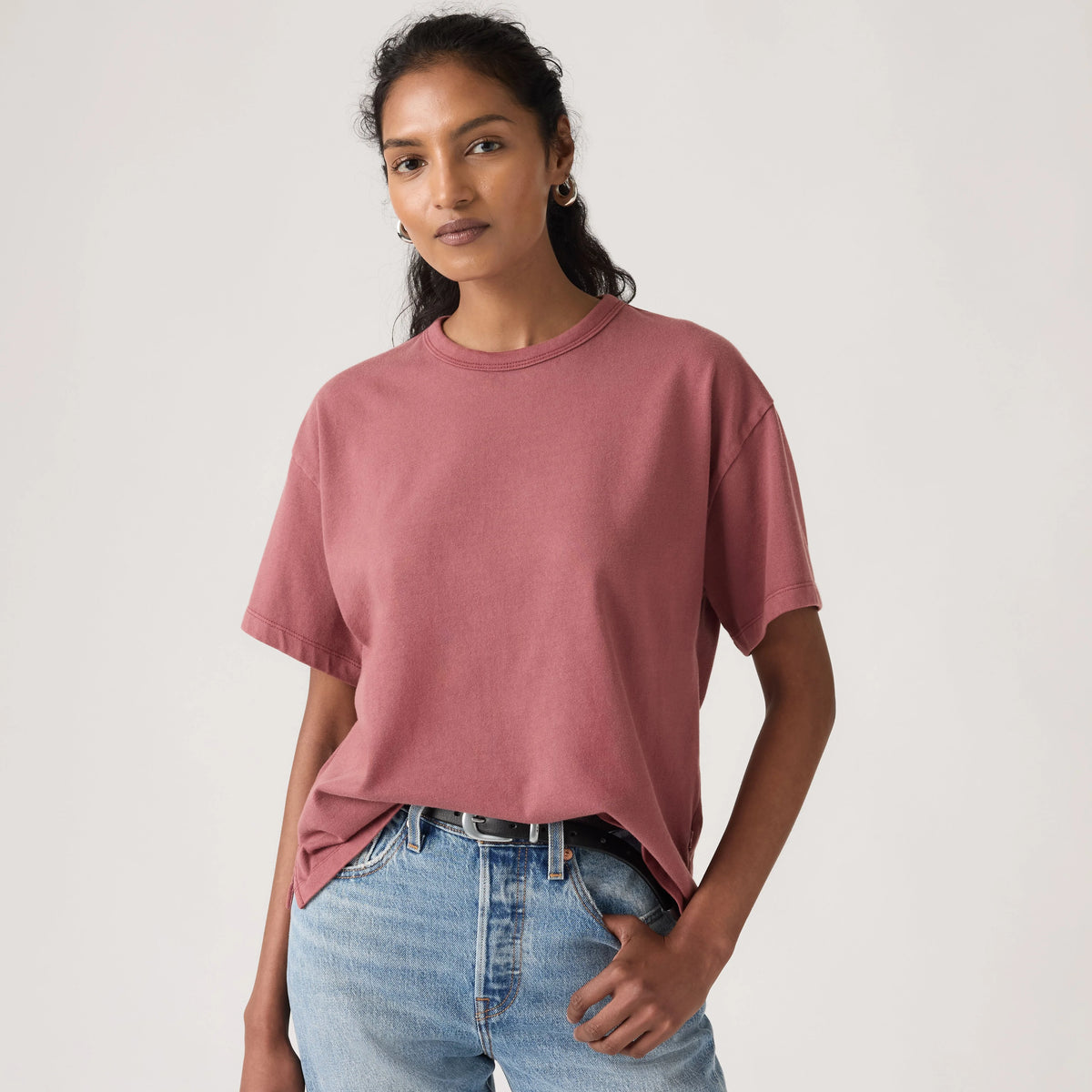 Vintage Garment Dye Short-Sleeve Tee - Garment Dye - Red