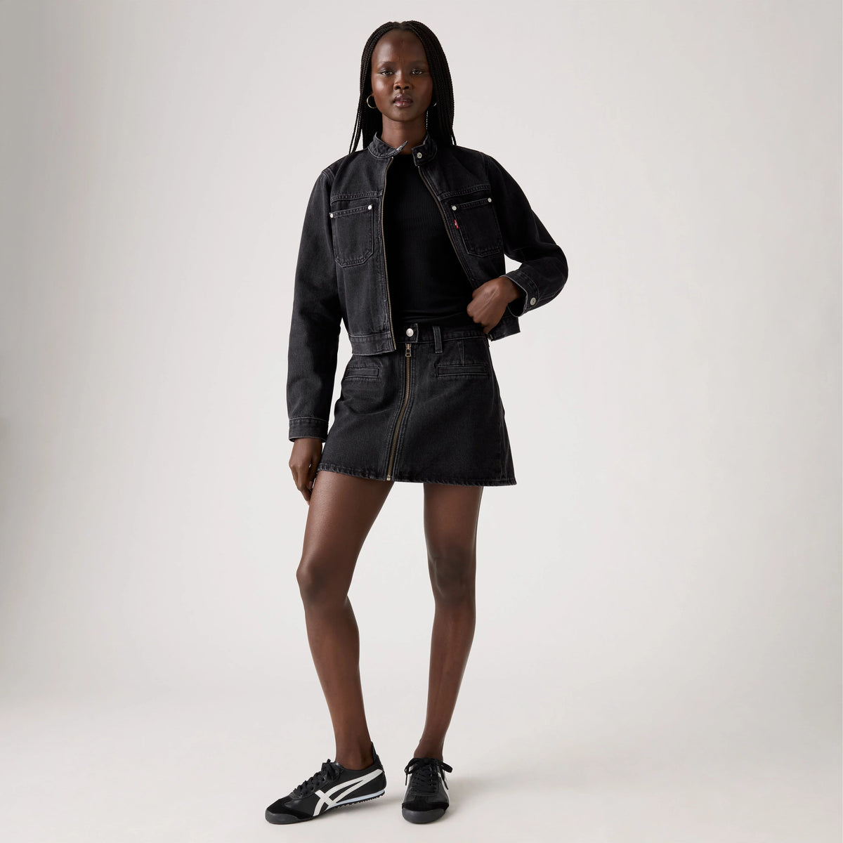 Moto Icon Skirt - Moto Queen - Black