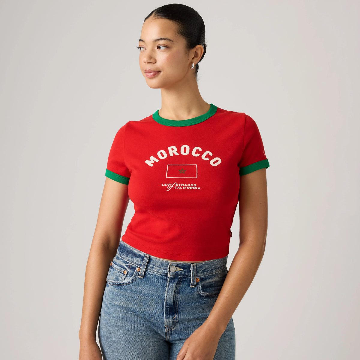Morocco Mini Ringer Tee - Morocco - Multi-Color