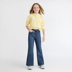 Baggy Flared Jeans Big Girls 7-16 - No Filter - Blue