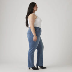 724 High Rise Straight Women's Jeans (Plus Size) - Eternal Indigo - Medium Wash