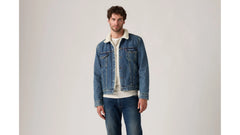 Type III Sherpa Trucker Jacket - In The Morning Sherp - Medium Wash