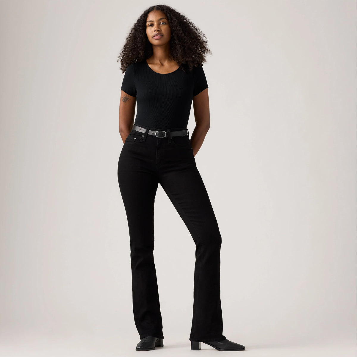 725 High Rise Bootcut Women's Jeans - Midnight Gaze - Black