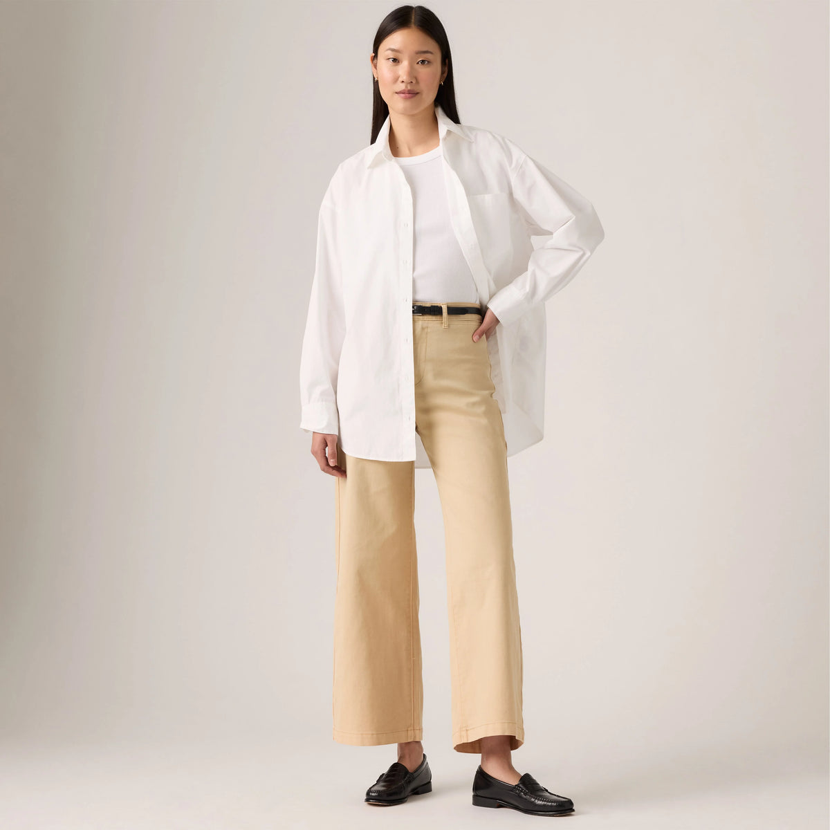Vintage Chino Women's Pants - Shady Wind Chime - Tan