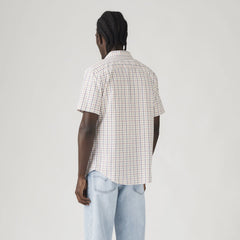 Short Sleeve Classic One Pocket Standard Fit Shirt - Bridges Plaid Country Air - Multi-Color
