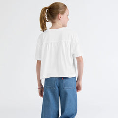 Short Sleeve Strawberry Graphic Tee Big Girls 7-16 - Bright White