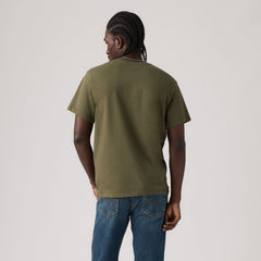Relaxed Fit Short-Sleeve Graphic T-Shirt - Levis Horse Poster Olive - Green