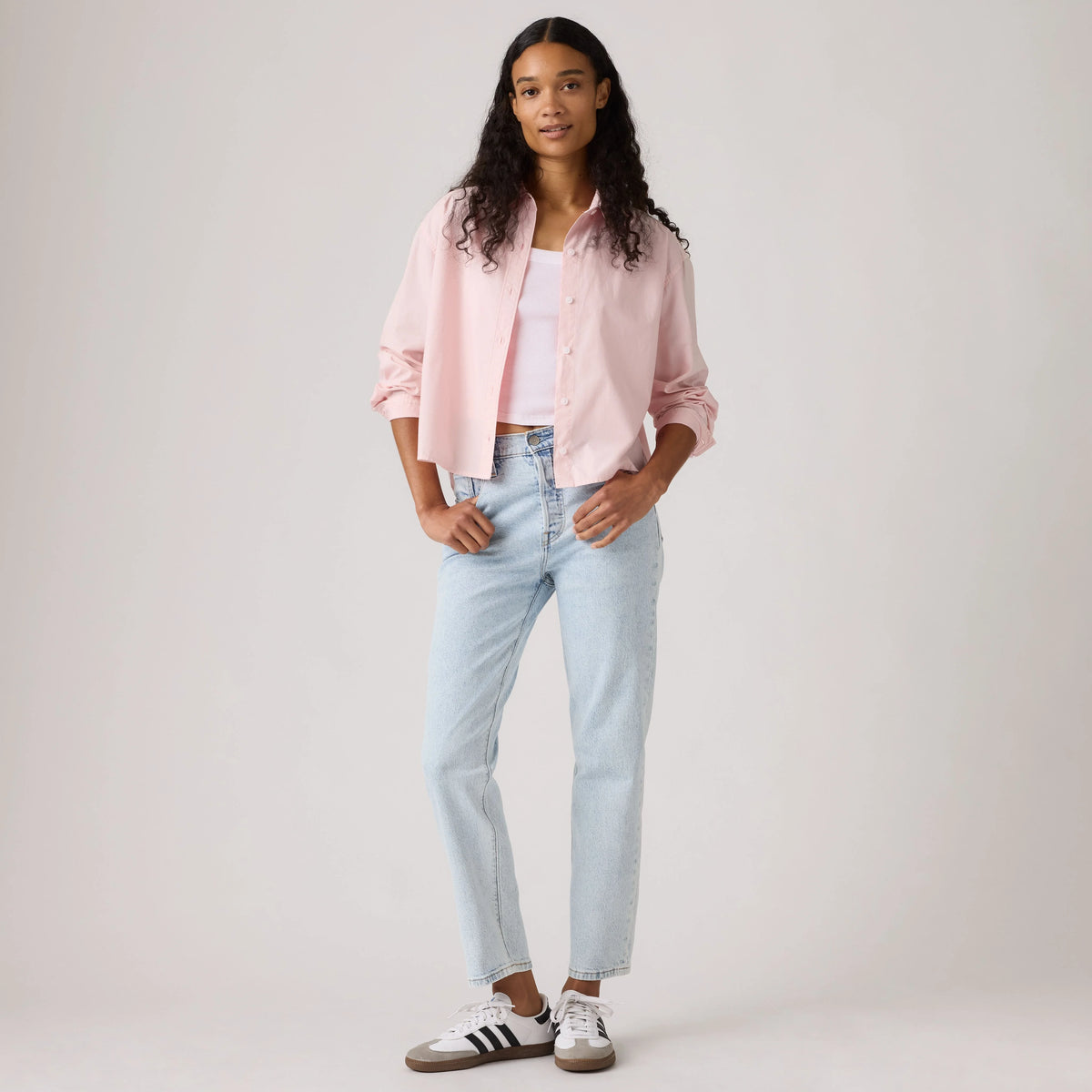 501® Original Cropped Lightweight Women's Jeans - Curious Dawn Ltw - Light Wash