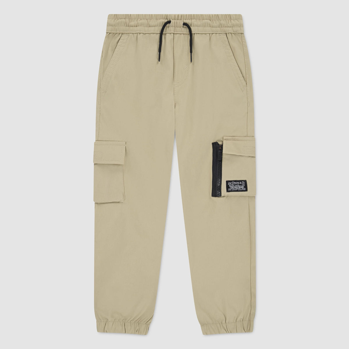 Everyday Cargo Pull On Joggers Little Boys 4-7x - Safari - Beige