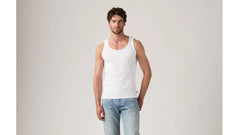 Rib Tank (2-Pack) - Black and Snow Marble Heather - Multi-Color