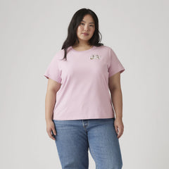 Logo Perfect T-Shirt (Plus Size) - Pl Lily Hl Logo Frag - Pink