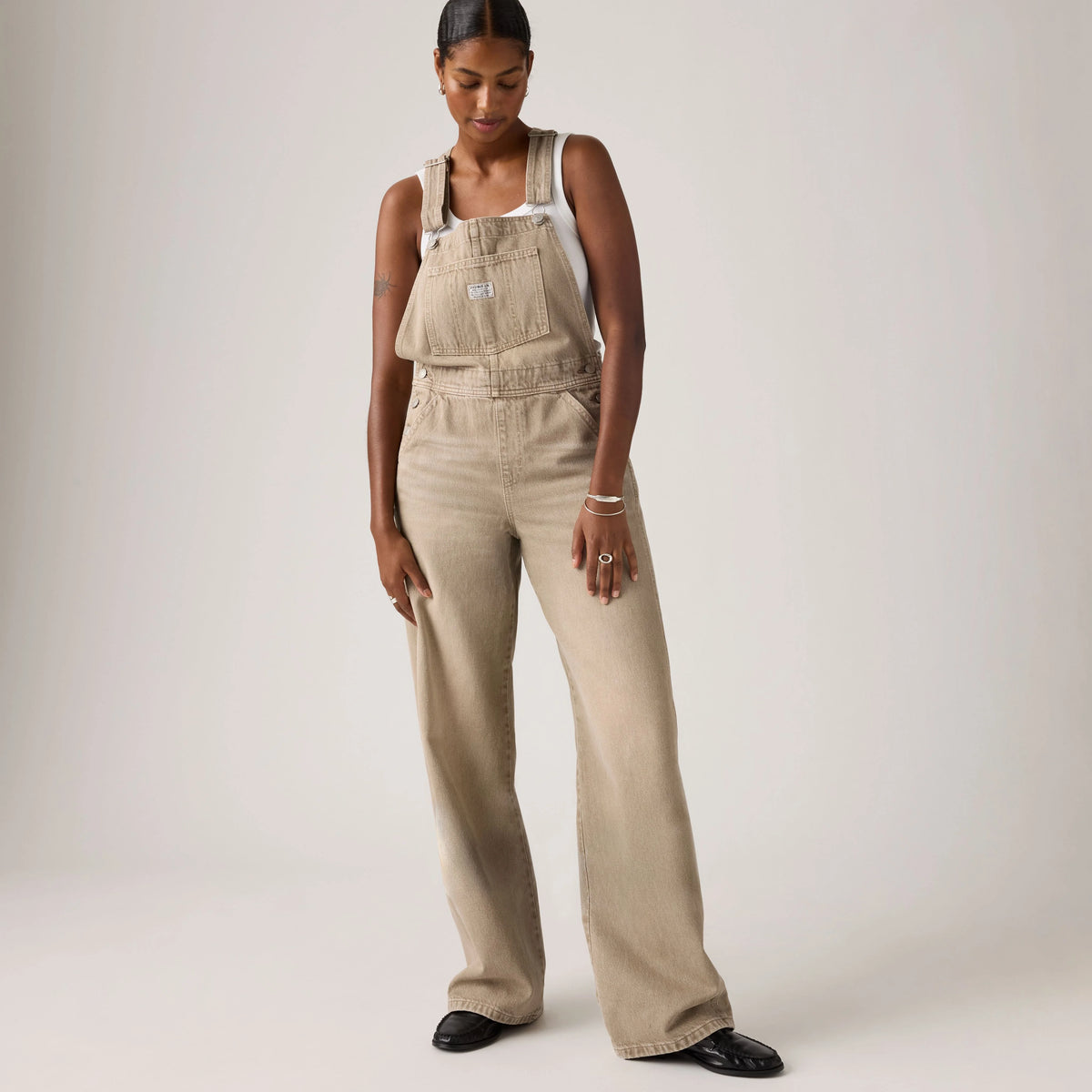 Baggy Overalls - Chipped Winter Twig - Brown