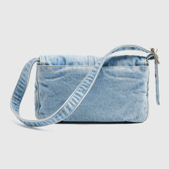 Brannan Shoulder Bag - Ocean - Light Wash