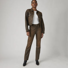 501® Original Coated Women's Jeans - Pay Day - Brown
