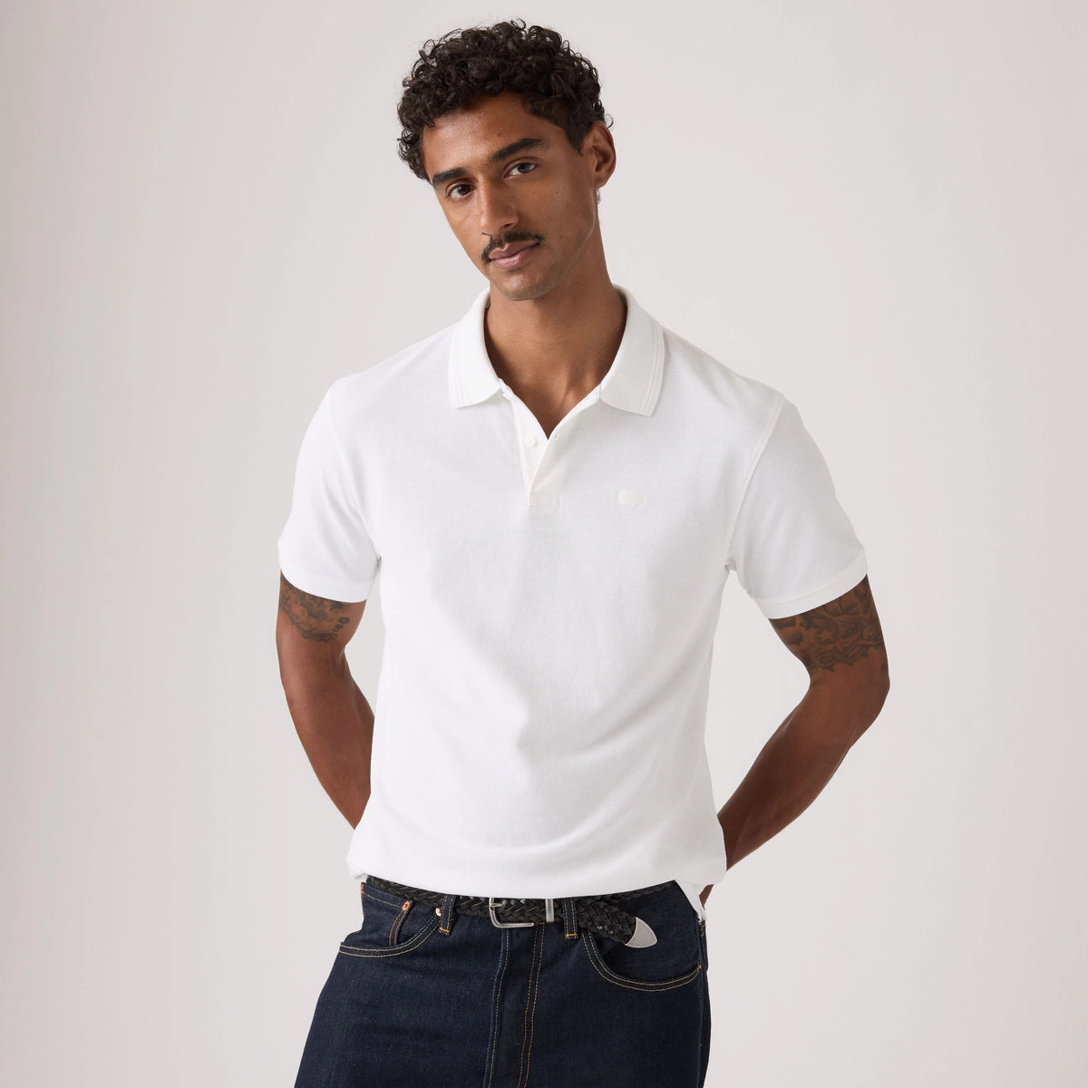 Levi's Original Polo Shirt - Bright White - White