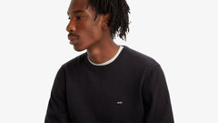 Lightweight Housemark Logo Sweater - Meteorite - Black