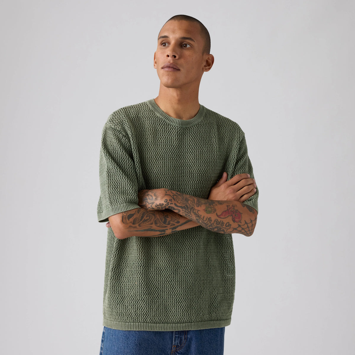 Stinson Knit Sweater Shirt - Mulled Basil - Green