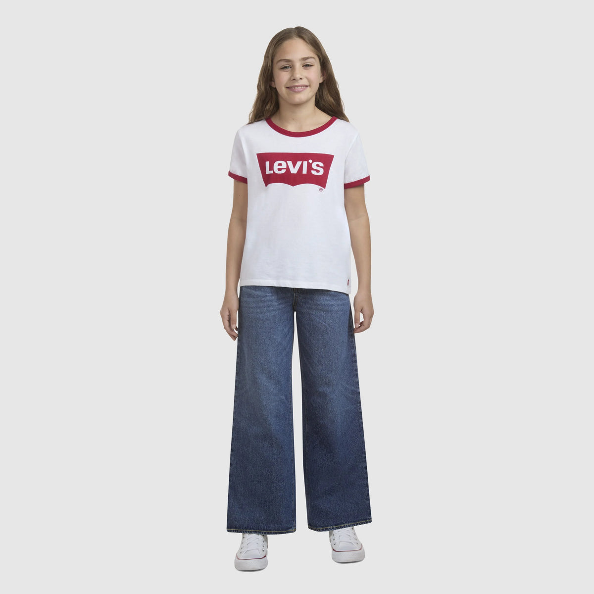 High Rise Baggy Jeans Big Girls 7-16 - Pacific Highway - Dark Blue