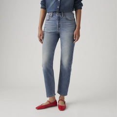 501® Original Fit Cropped Women's Jeans - Scanned Answers - Medium Wash