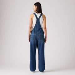 Vintage Denim Women's Overalls - Propose To Me - Dark Wash