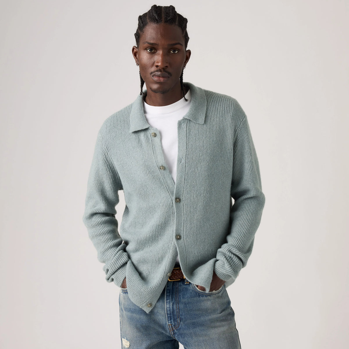 Catalina Cardigan - Lead - Grey