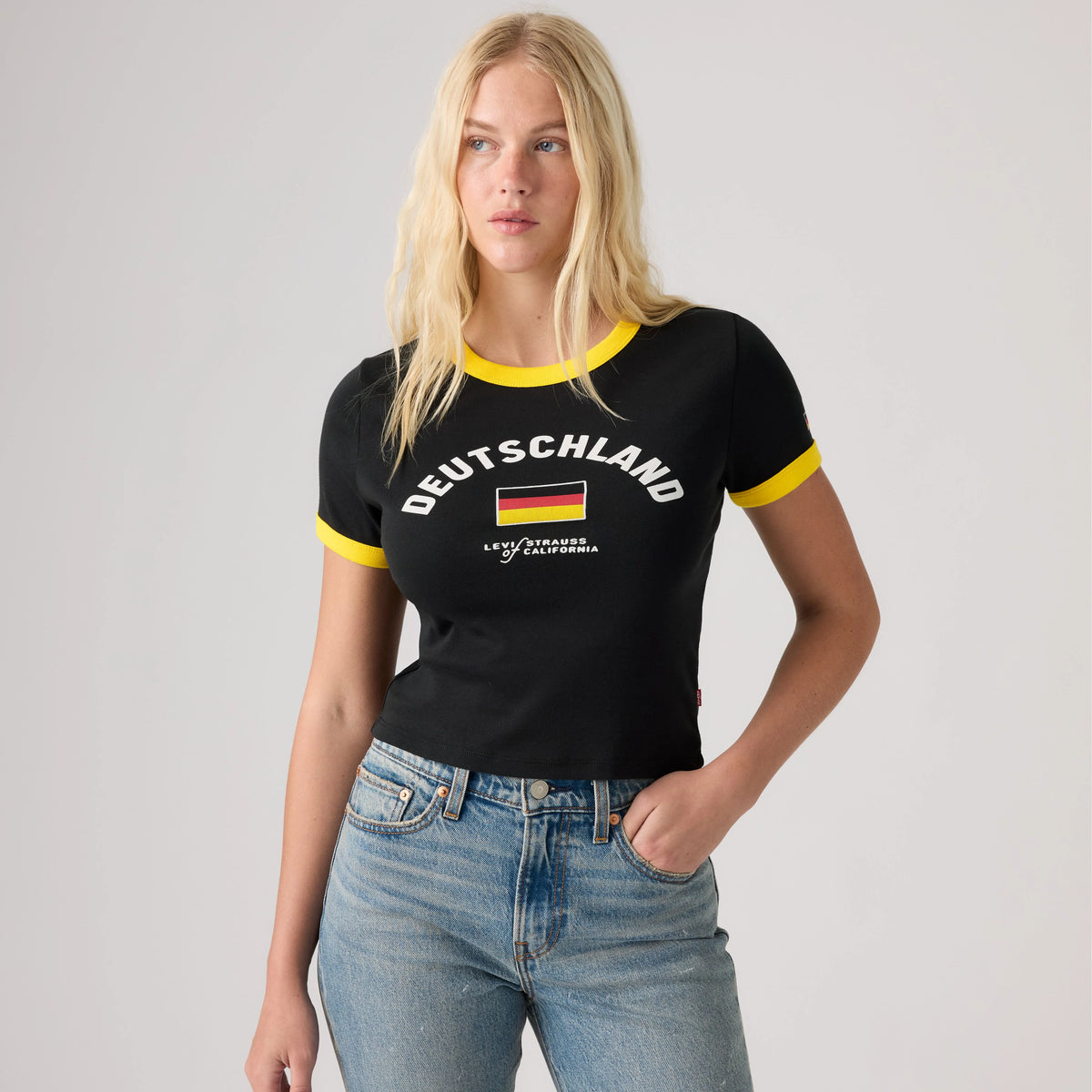 Deutschland Mini Ringer Tee - Deutschland - Multi-Color