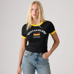 Deutschland Mini Ringer Tee - Deutschland - Multi-Color