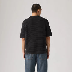 Laguna Sweater Polo - Dark Phantom - Black