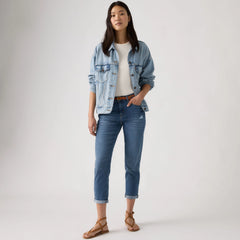 Boyfriend Mid-Rise Women's Jeans - So On - Medium Wash